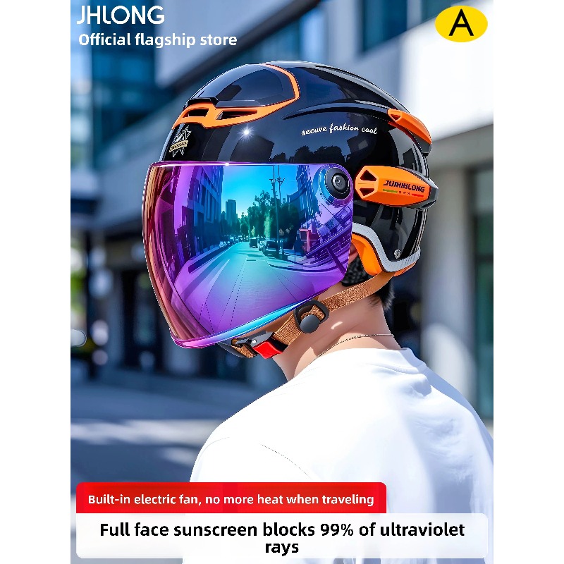 Летний винтажный мотоциклетный – обзор и цена Dual Visor Motorcycle Racing Helmet