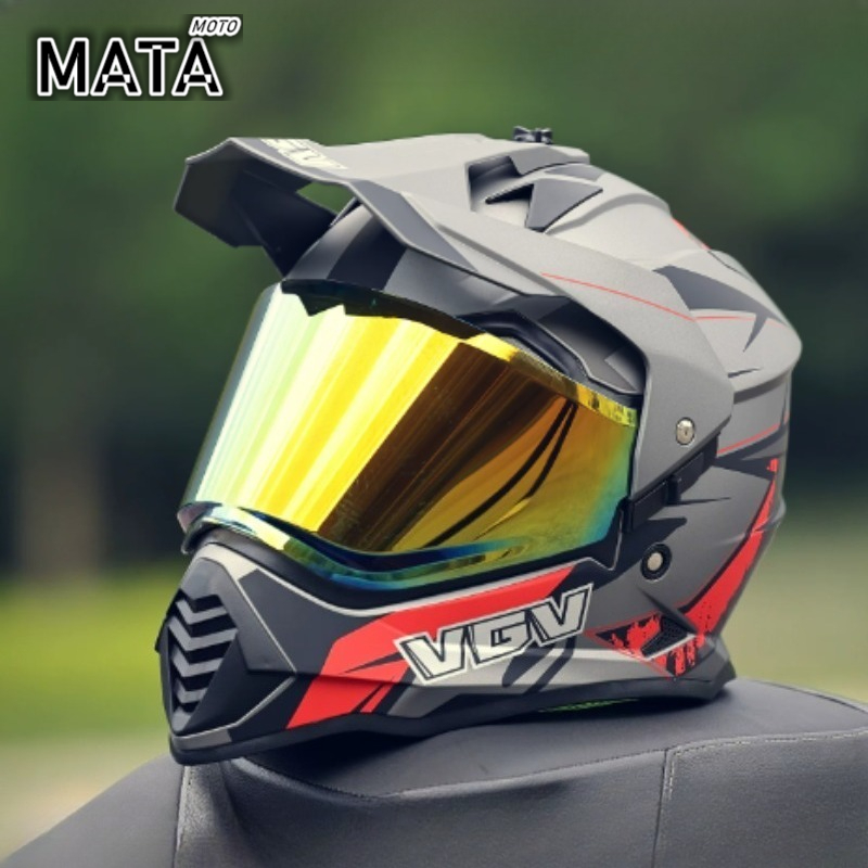 Мотоциклетный шлем VGV Motocro – обзор и цена Full Face Motorcycle Helmet With Bluetooth