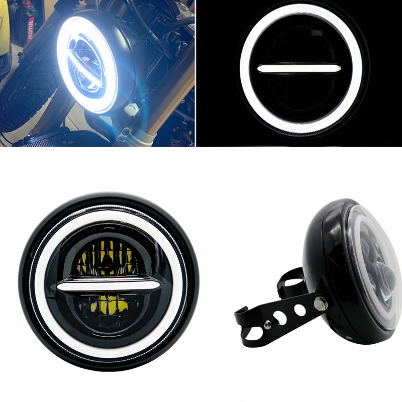 Универсальная светодиодная мот – обзор и цена Universal Motorcycle Led Headlight Projector