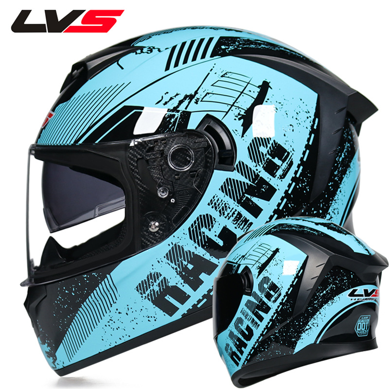 Мотошлем LVS с полной защитой  – обзор и цена Full Face Motorcycle Helmet With Bluetooth